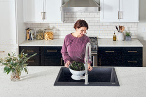 Granite Topmount 33x22 Single Basin Sink Arctic White