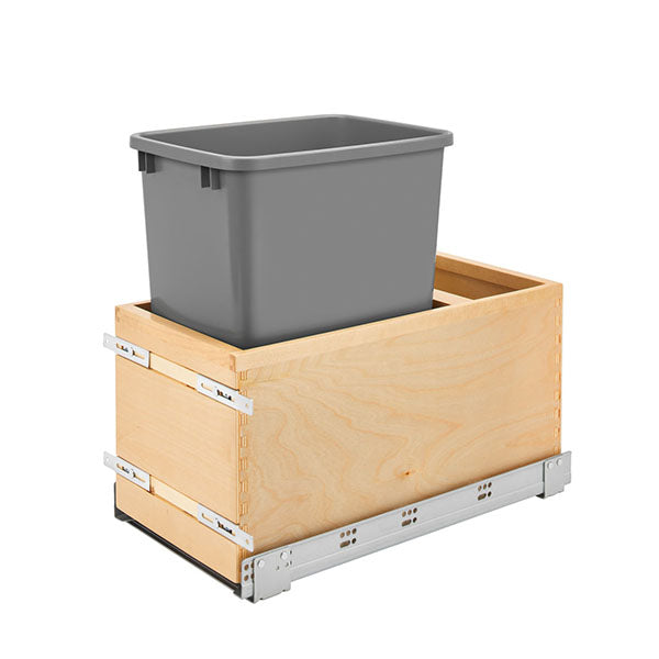 Pull Out Waste Basket Single 15"