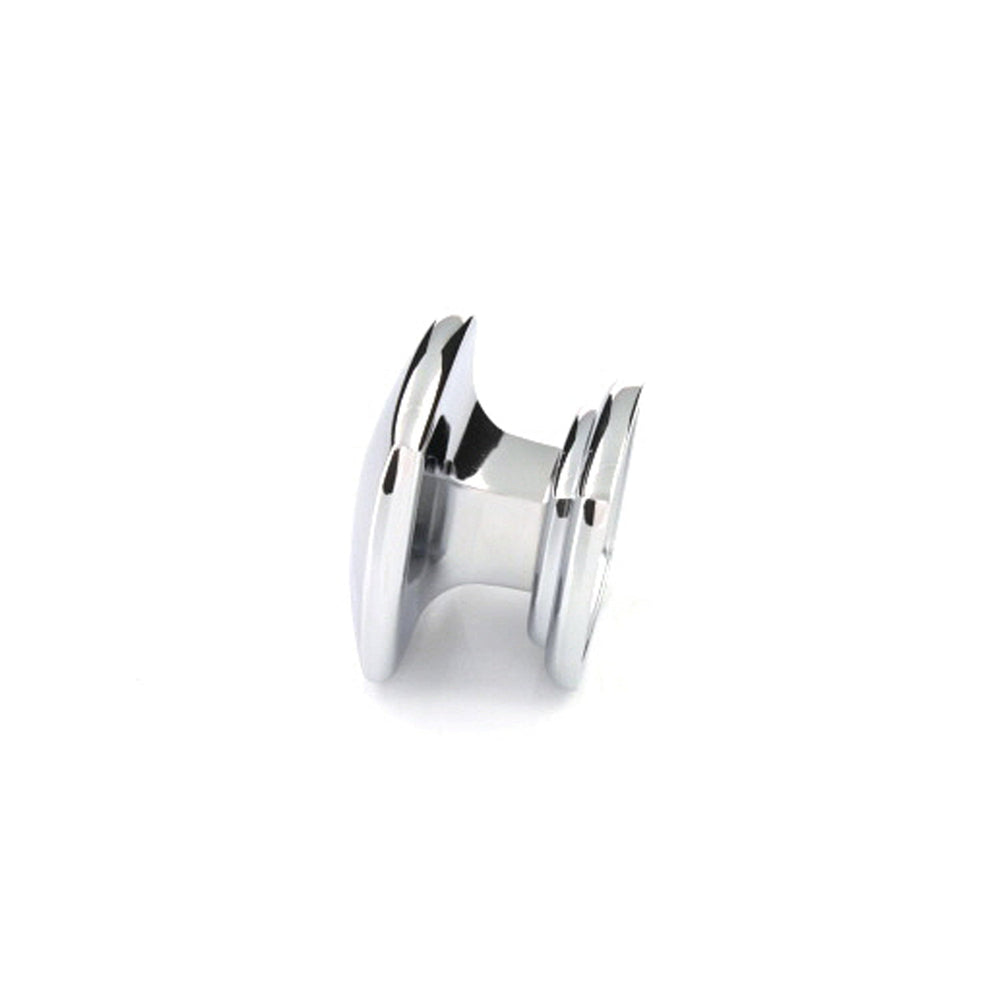 Euro-Contemporary Knob 1-1/2 Inch Square Chrome