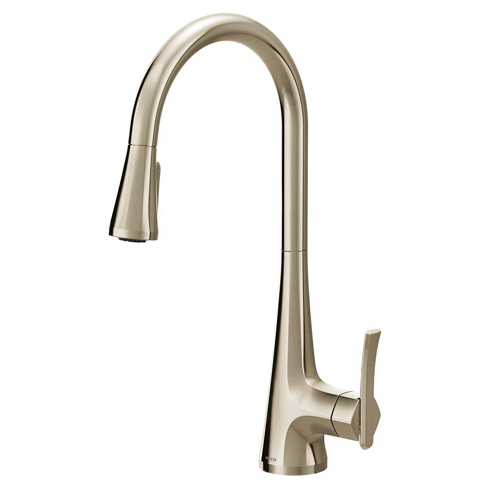 MOEN Polished Nickel High Arc Kitchen Faucet