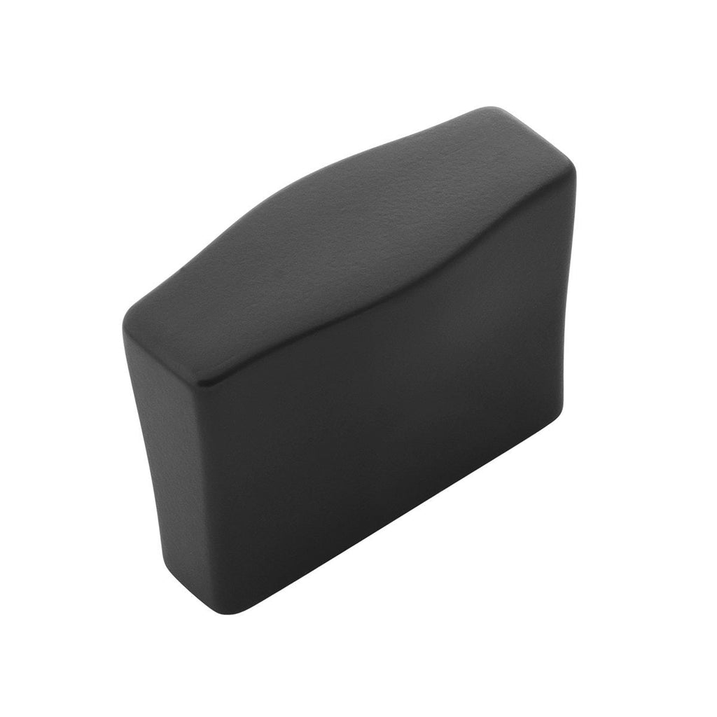 Emerge Knob 1-1/4 Inch Center to Center Matte Black Finish