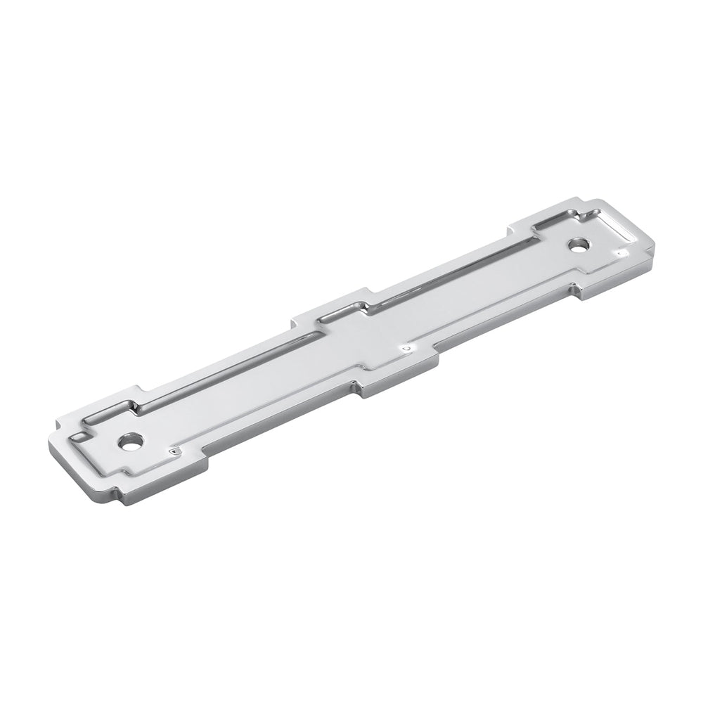 Coventry Pull Backplate 5-1/16 Inch (128mm) Center to Center Chrome