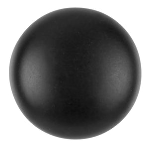 Cottage Knob 1-1/4 Inch Diameter Matte Black