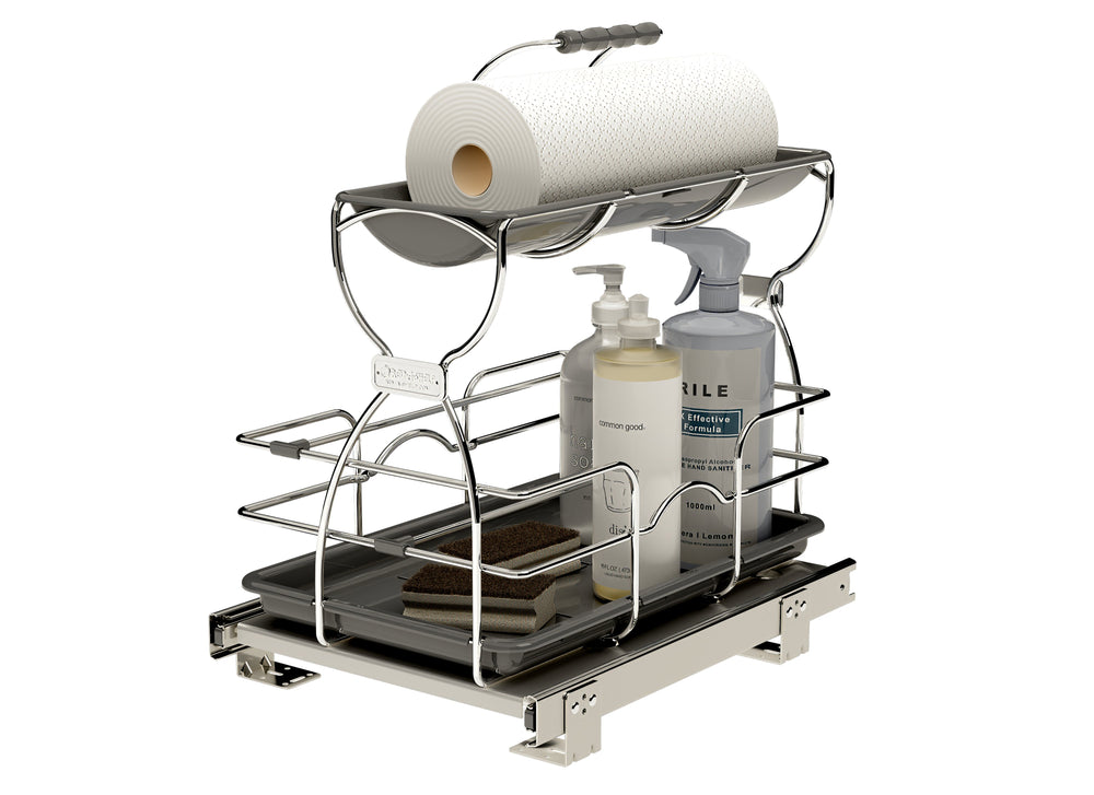 Undersink Chrome Caddy Storage
