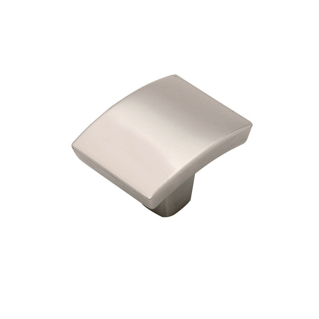 Raleigh Knob 1-3/8 Inch X 1-1/8 Inch Polished Nickel Finish