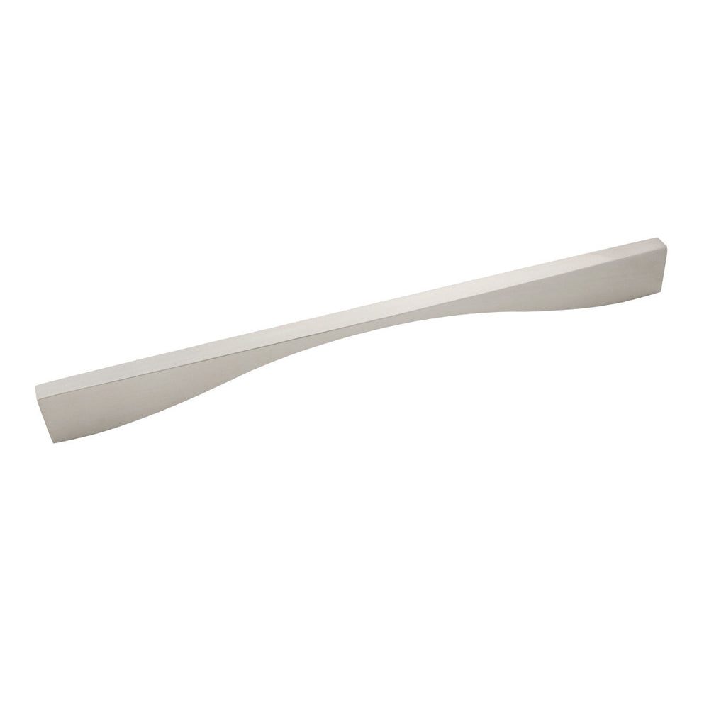 Channel Pull 12 Inch Center to Center Satin Nickel