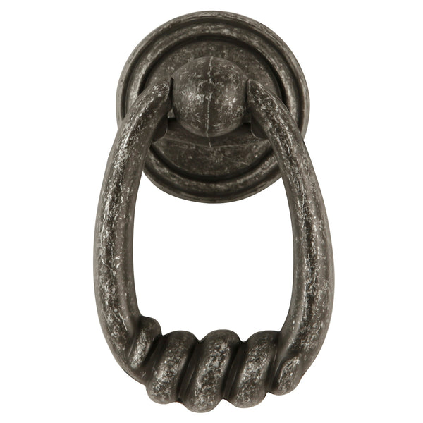 Manchester Ring Pull 2-1/8 Inch x 1-1/2 Inch Vibra Pewter