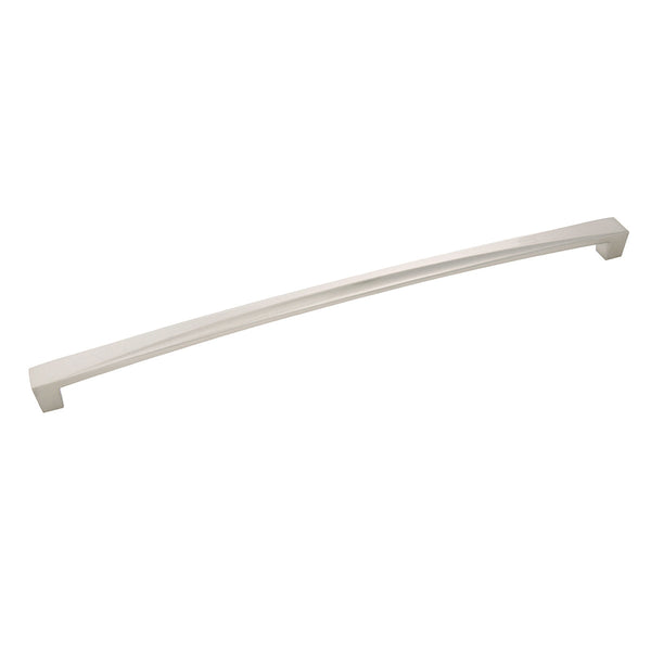 Crest Pull 12 Inch Center to Center Satin Nickel