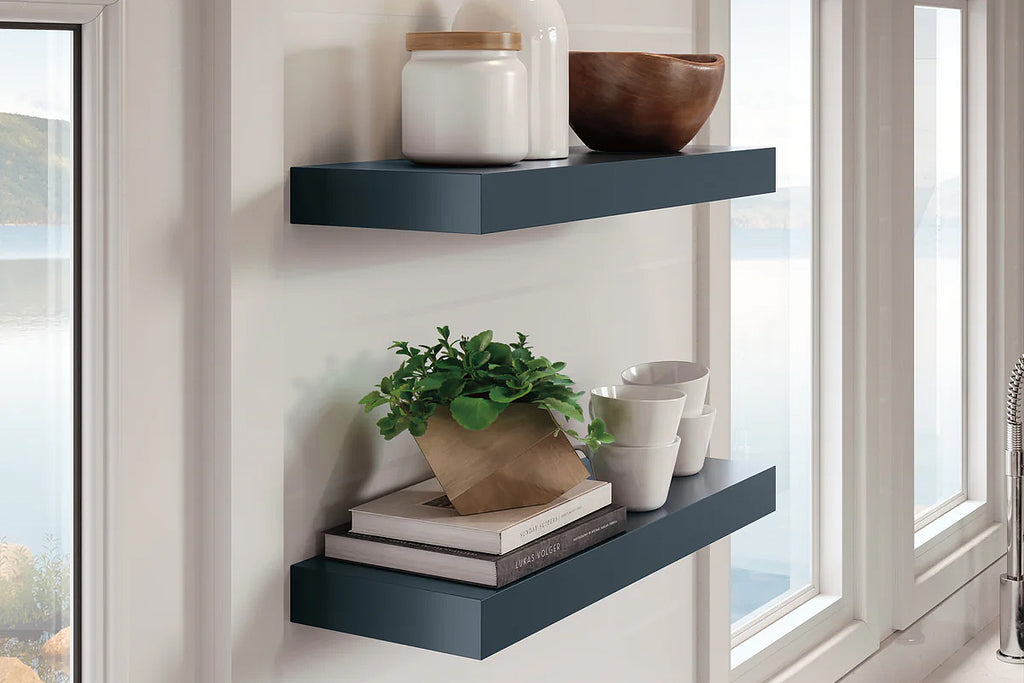 FLOATING SHELF HICKORY