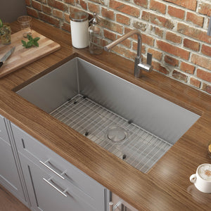 28-inch Undermount 16 Gauge Stainless Steel Sink  Single Bowl