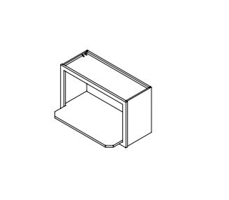 Hampton Pewter 12 in. Wide x .75 in. Deep x 36 in. Tall - Wall End Panel for Shaker Cabinet