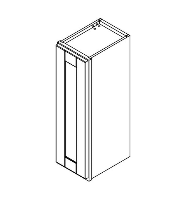 Platinum Grey 9 in. Wide x 12 in. Deep x 36 in. Tall - Wall Shaker Cabinet