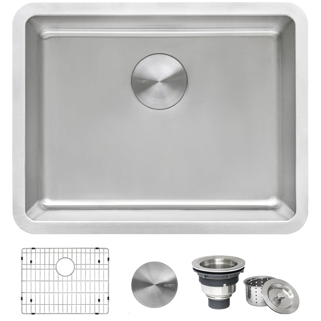 23-'' Undermount Kitchen Sink 16 Gauge Stainless Steel Single Bowl