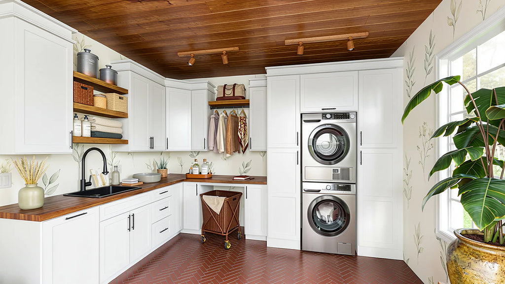 Builder's Pride White Shaker Cabinet Sample