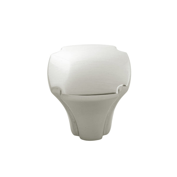 Veranda Knob 1-1/8 Inch Square Satin Nickel