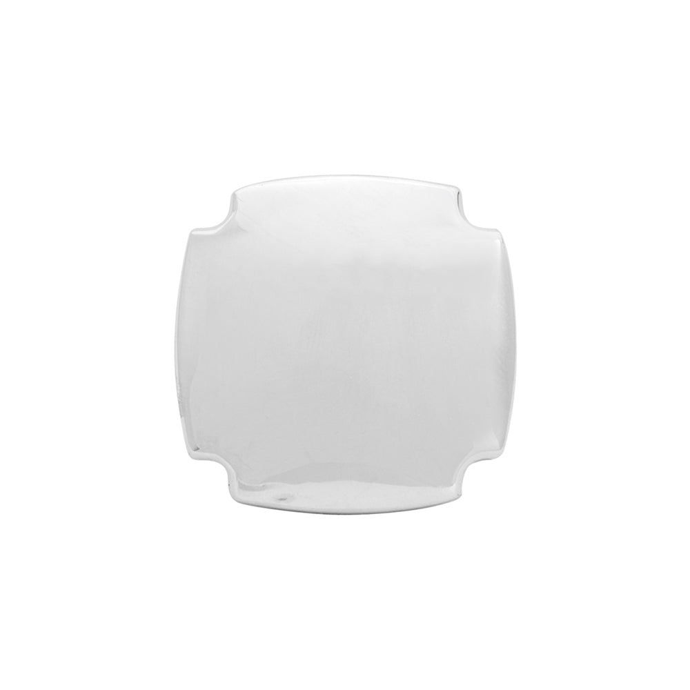 Veranda Knob 1-1/8 Inch Square Chrome Finish