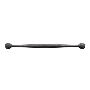 Refined Rustic Pull 12 Inch Center to Center Black Iron