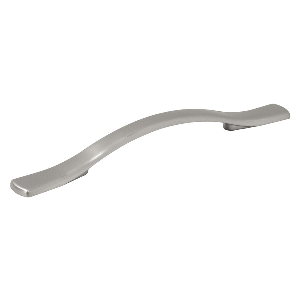 Euro-Contemporary Pull 5-1/16 Inch (128mm) Center to Center Satin Nickel