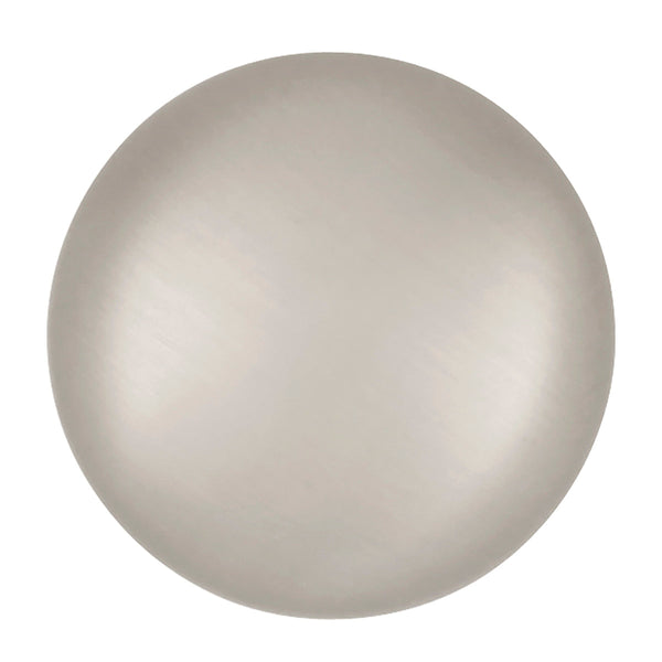 Cottage Knob 1-1/8 Inch Diameter Satin Nickel