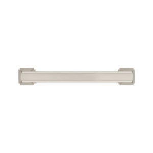 Bridges Pull 3-3/4 Inch (96mm) Center to Center Satin Nickel