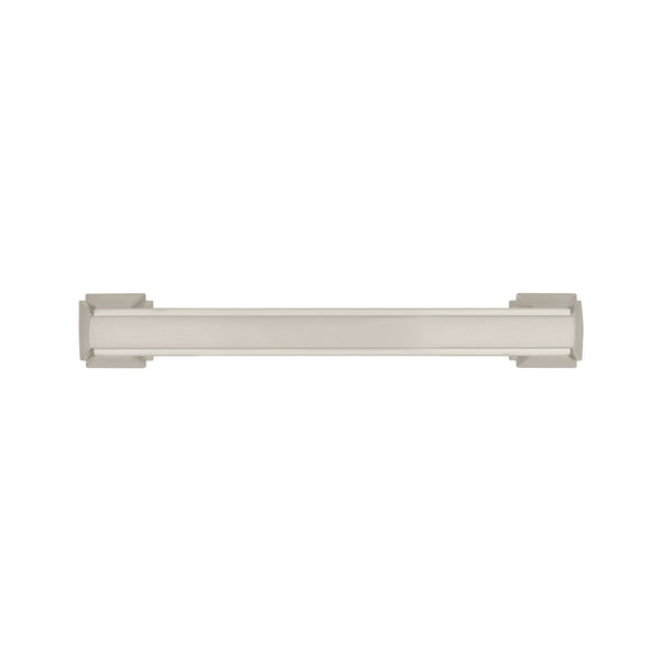 Bridges Pull 3-3/4 Inch (96mm) Center to Center Satin Nickel
