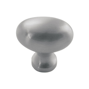 Williamsburg Knob 1-1/4 Inch X 13/16 Inch  Stainless Steel