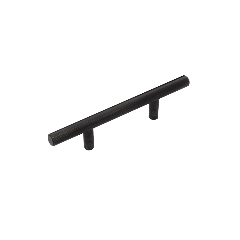 Bar Pulls Pull 3 Inch Center to Center Brushed Black Nickel