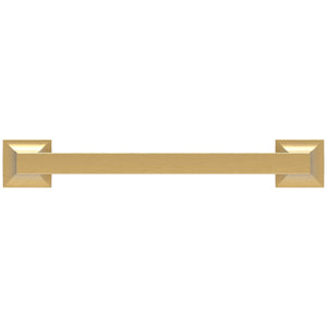 Studio Pull 6-5/16 Inch (160mm) Center to Center Brushed Golden Brass