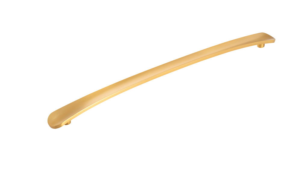 Vale Appliance Pull 18 Inch Center to Center Brushed Golden Brass Finish