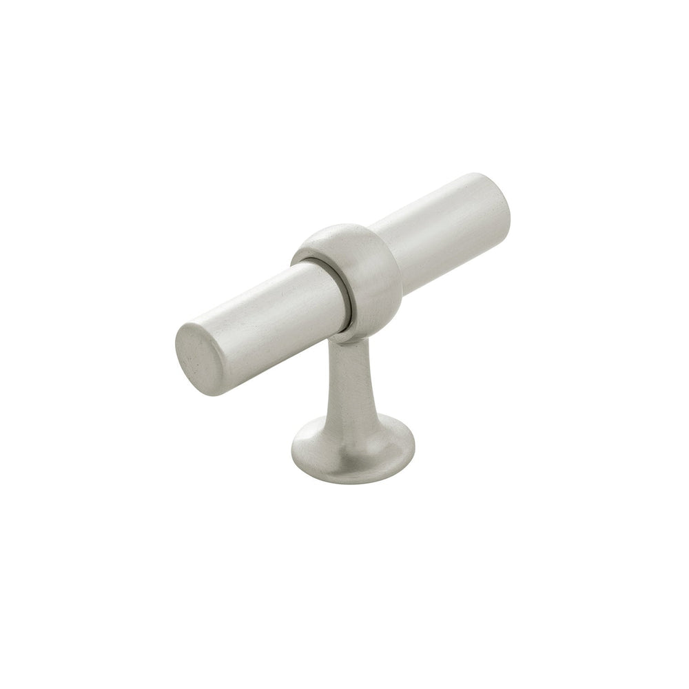 Ostia T-Knob 2-1/2 Inch X 13/16 Inch Satin Nickel