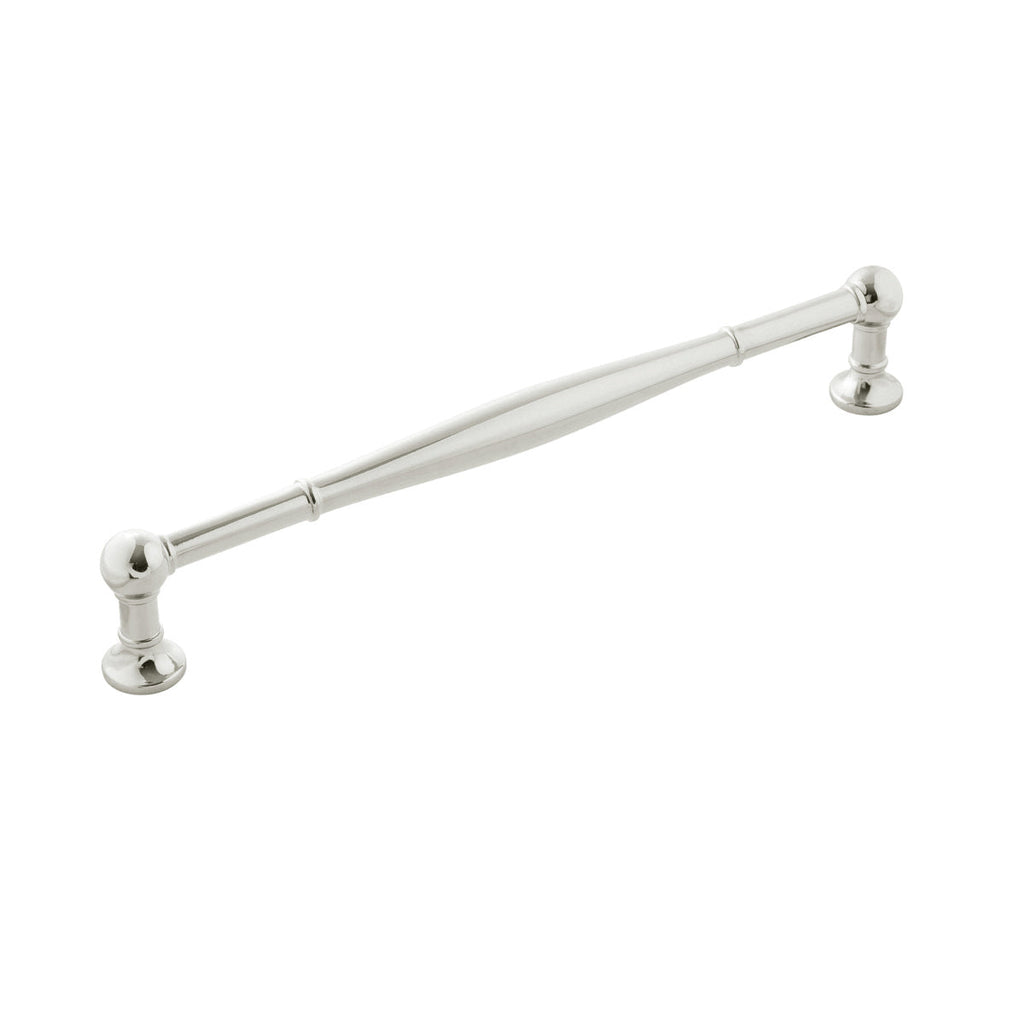 Fuller Appliance Pull 12 Inch Center to Center Polished Nickel Finish