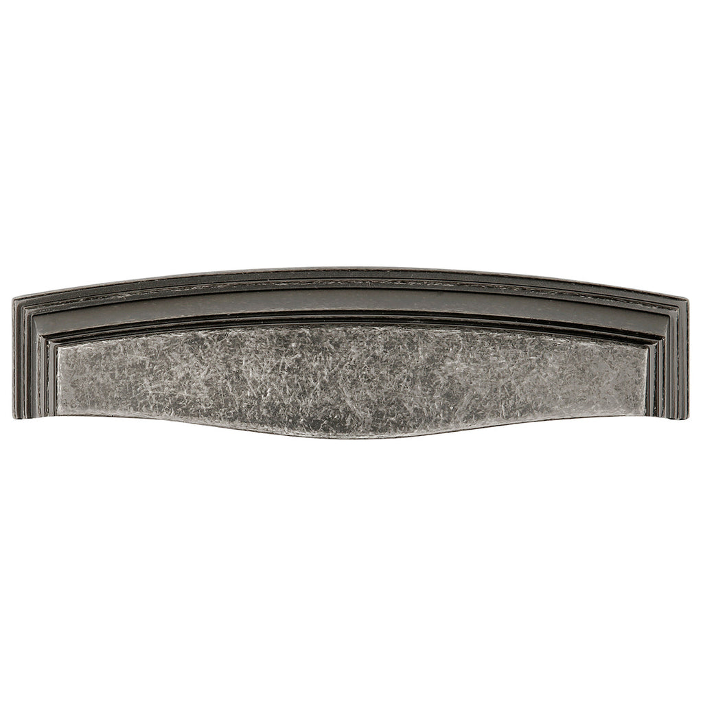 Somerset Cup Pull 3 Inch, 3-3/4 Inch (96mm) & 5-1/16 Inch (128mm) Center to Center Black Nickel Vibed Finish
