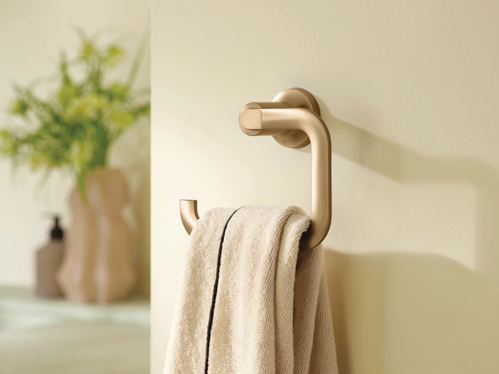 MOEN® Zyla™  Bronzed Gold Towel Ring