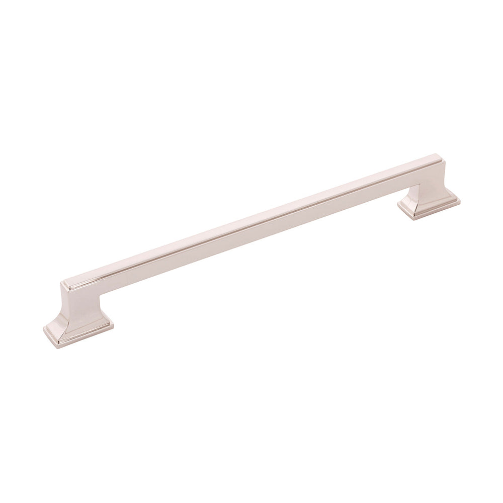 Brownstone Pull 8-13/16 Inch (224mm) Center to Center Polished Nickel