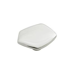 Pebble Knob 2-15/16 Inch x 2-1/8 Inch Polished Nickel