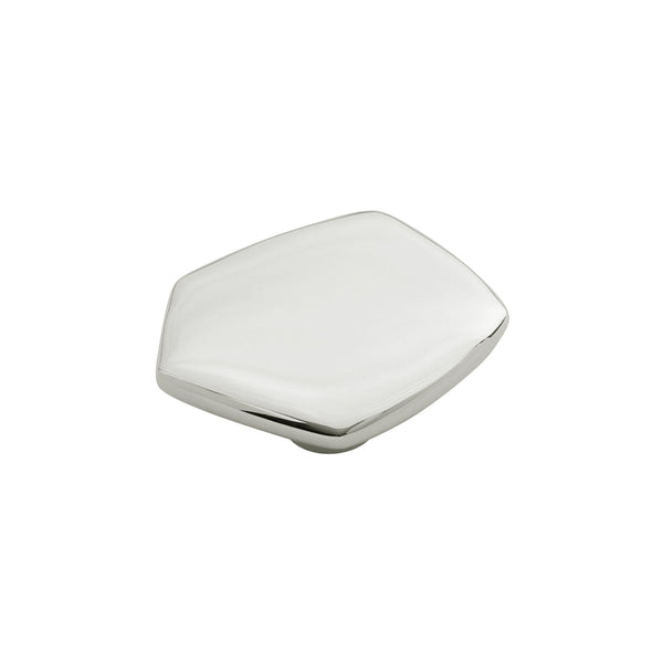 Pebble Knob 2-15/16 Inch x 2-1/8 Inch Polished Nickel