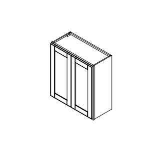 Spring Hill Hickory 27 in. Wide x 12 in. Deep x 30 in. Tall - Wall Shaker Cabinet