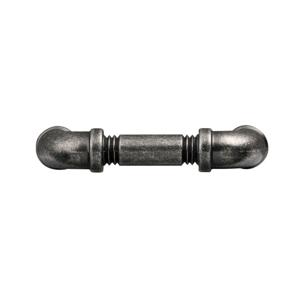 Pipeline Pull 3 Inch Center to Center Black Nickel Vibed