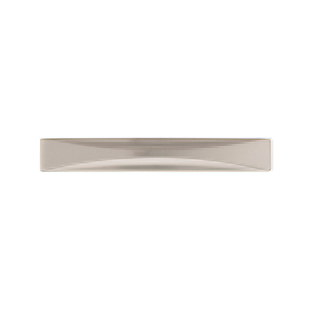 Crest Pull 3-3/4 Inch (96mm) Center to Center Satin Nickel Finish