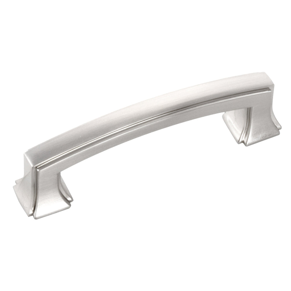Bridges Pull 3 Inch Center to Center Satin Nickel