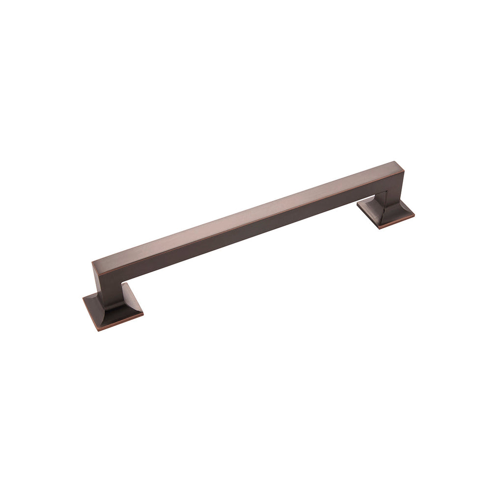 Studio Pull 7-9/16 Inch (192mm) Center to Center Oil-Rubbed Bronze Highlighted Finish