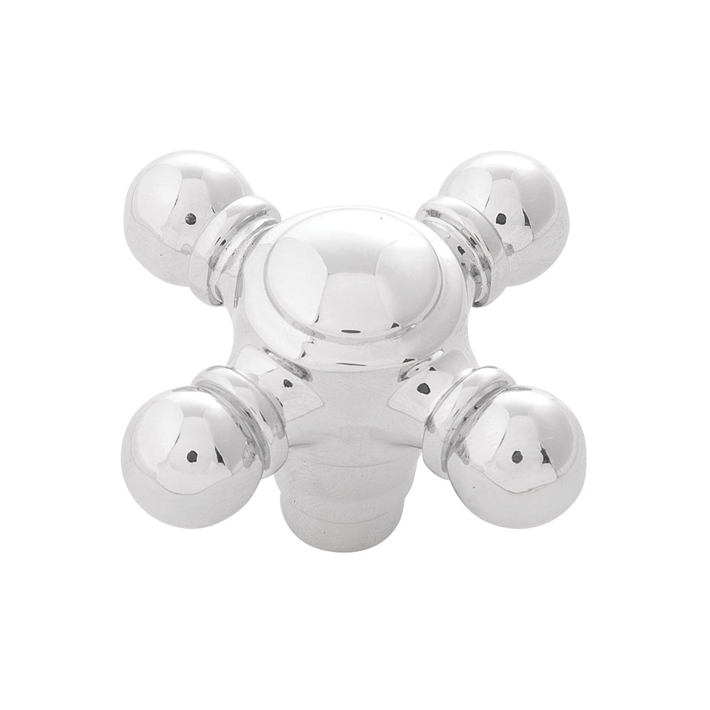 Fuller Knob 2-1/8 Inch x 2-1/8 Inch Chrome Finish