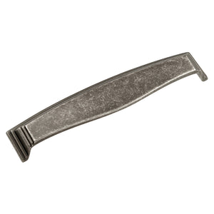 Somerset Cup Pull 3 Inch, 3-3/4 Inch (96mm) & 5-1/16 Inch (128mm) Center to Center Black Nickel Vibed