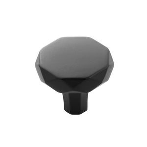 Karat Knob 1-1/4 Inch Diameter Matte Black