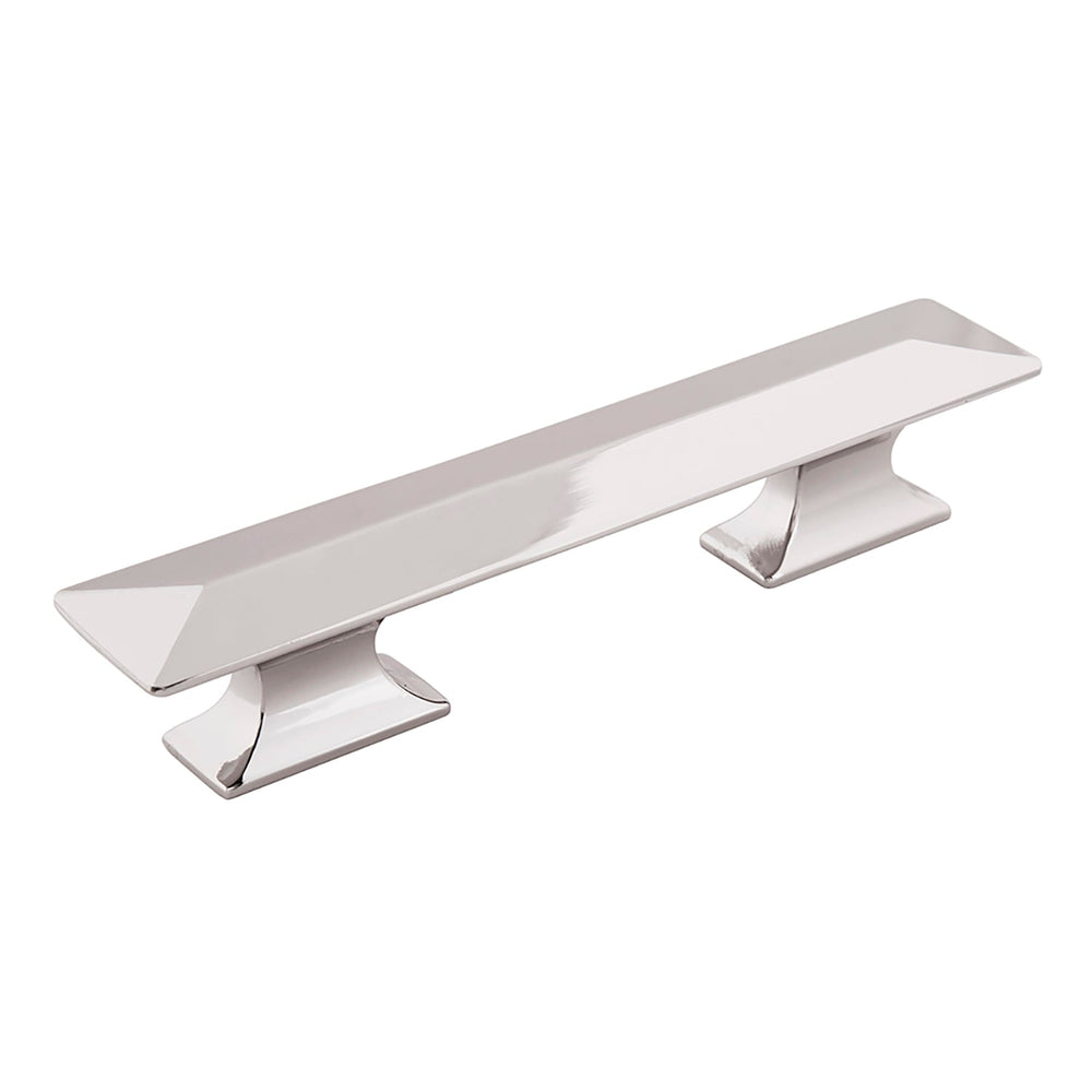 Bungalow Pull 3 Inch & 3-3/4 Inch (96mm) Center to Center Polished Nickel