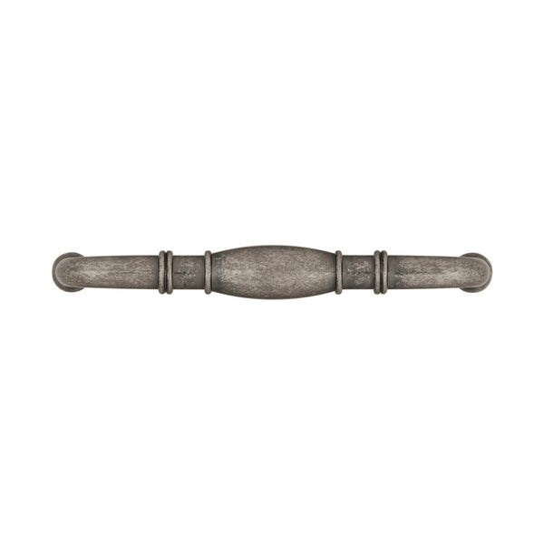 Williamsburg Pull 3-3/4 Inch (96mm) Center to Center Black Nickel Vibed