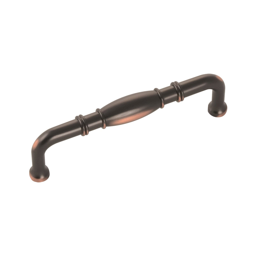 Williamsburg Pull 3-3/4 Inch (96mm) Center to Center Oil-Rubbed Bronze Highlighted Finish