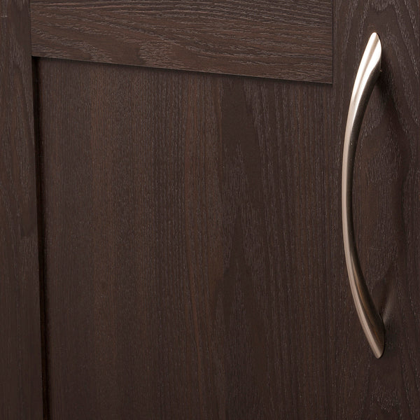 Metropolis Pull 6-5/16 Inch (160mm) Center to Center Satin Nickel