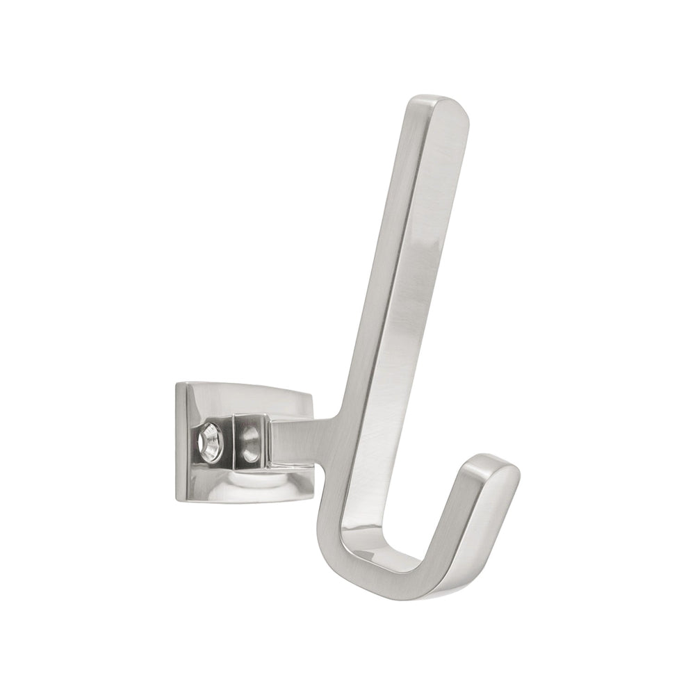 Brighton Hook 1-1/2 Inch Center to Center Satin Nickel