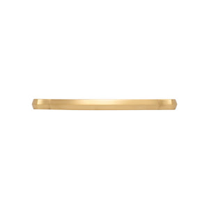 Veranda Pull 6-5/16 Inch (160mm) Center to Center Brushed Golden Brass